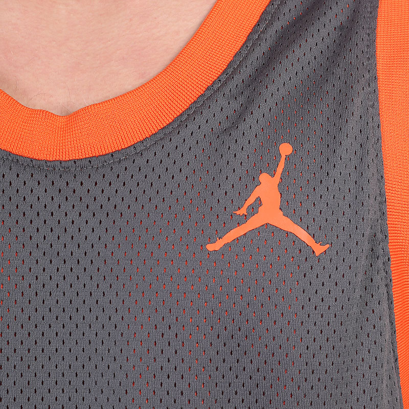 мужская оранжевая майка Jordan Sport DNA Jersey DX6600-869 - цена, описание, фото 7